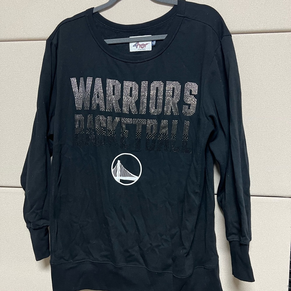 golden state warriors oversized crewneck sweatshirt by 4her